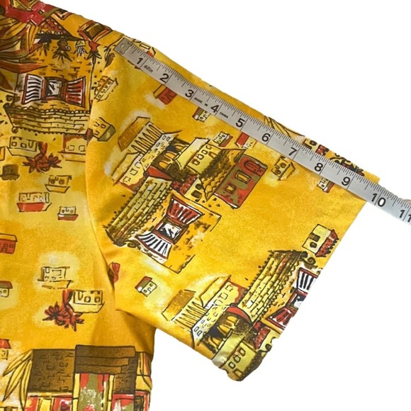 KNOTT'S Berry Farm Vintage Theme Park Attractions Ghost Town Button Up Shirt - Picture 12 of 13